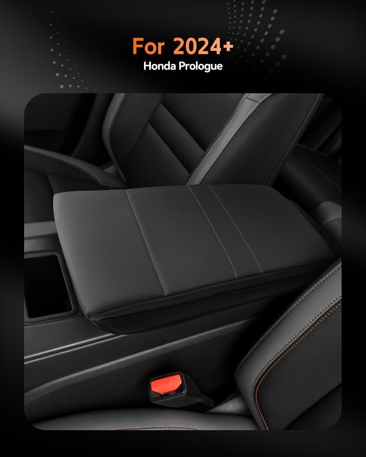 CDEFG for Honda Prologue 2024 2025 Center Console Cover Armrest Box Cover for Prologue (EX, Touring, Elite) Accessories Arm Rest Protector
