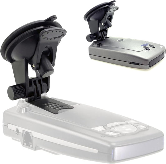 ChargerCity Hot Weather Resistant Suction Windshield Suction Cup Mount Compatible only with ES-Cort Passport 9500 8500 7500 Solo S2 S3 S4 Radar Detectors (Please Verify Compatibility in Detail)