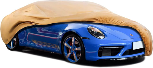 Heavy Duty Outdoor Car Cover Custom Fit for Porsche 911,Windproof All Weather Waterproof Sun Rain UV Dust Snow Protection Outdoor Car Covers