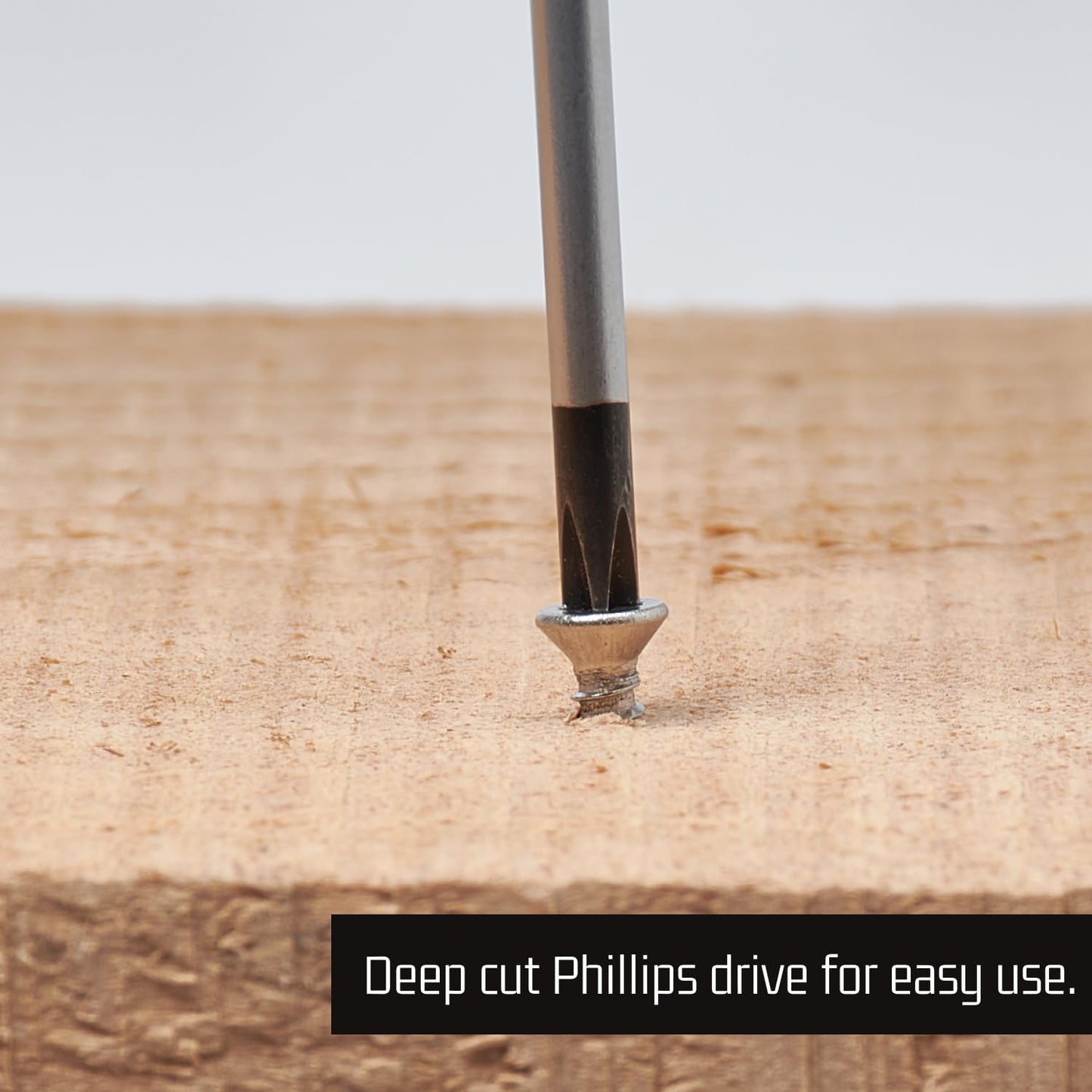 Bolt Dropper #4 x 1/4" Stainless Steel Flat Head Phillips Wood Screw (100 Pack), 18-8 (304) Stainless Steel Sheet Metal Screws - Type A Point, Plain Finish