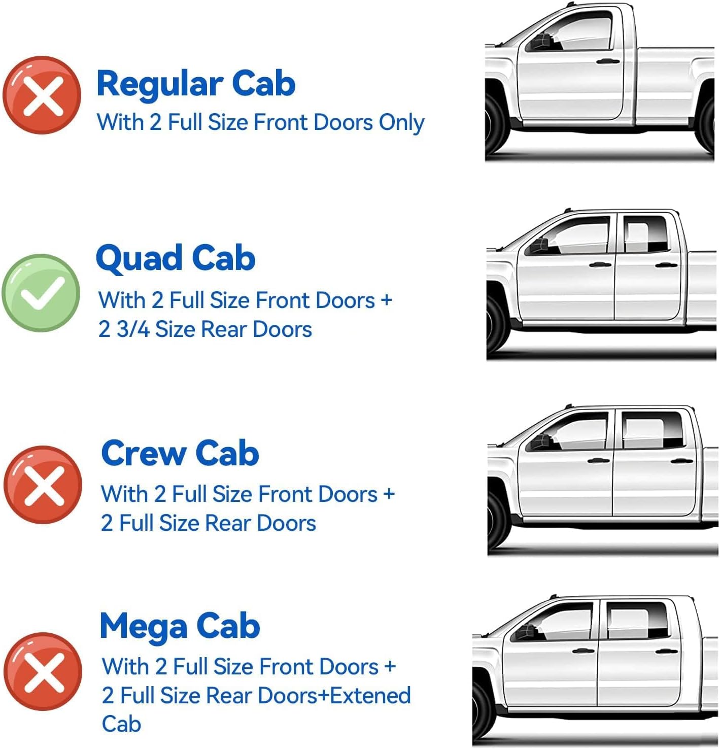 Window Visors Rain Guards for 2002-2008 Dodge Ram 1500 Quad Cab/Extended Cab, Window Vent Wind Deflectors Visors Shades for 03-09 Dodge Ram 2500 3500 Extended Cab