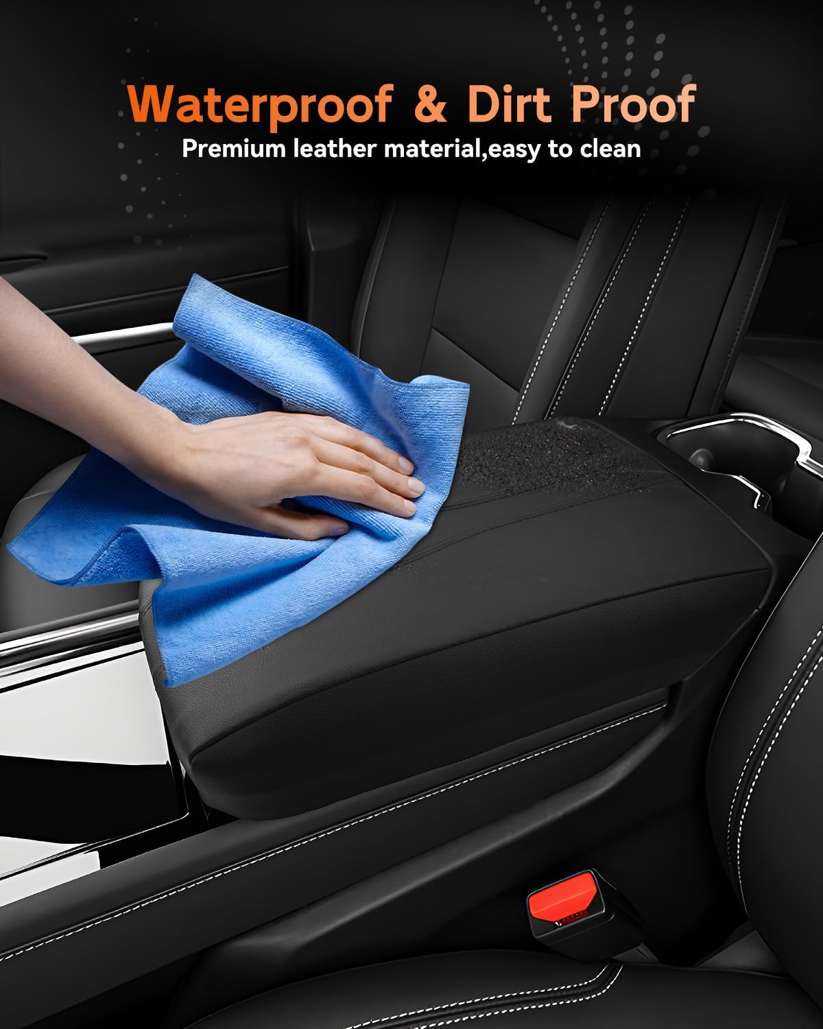 CDEFG for 2025 2026 GMC Acadia Center Console Cover Armrest Box Cover Acadia (Elevation, AT4, Denali) Accessories Console Arm Rest Protector