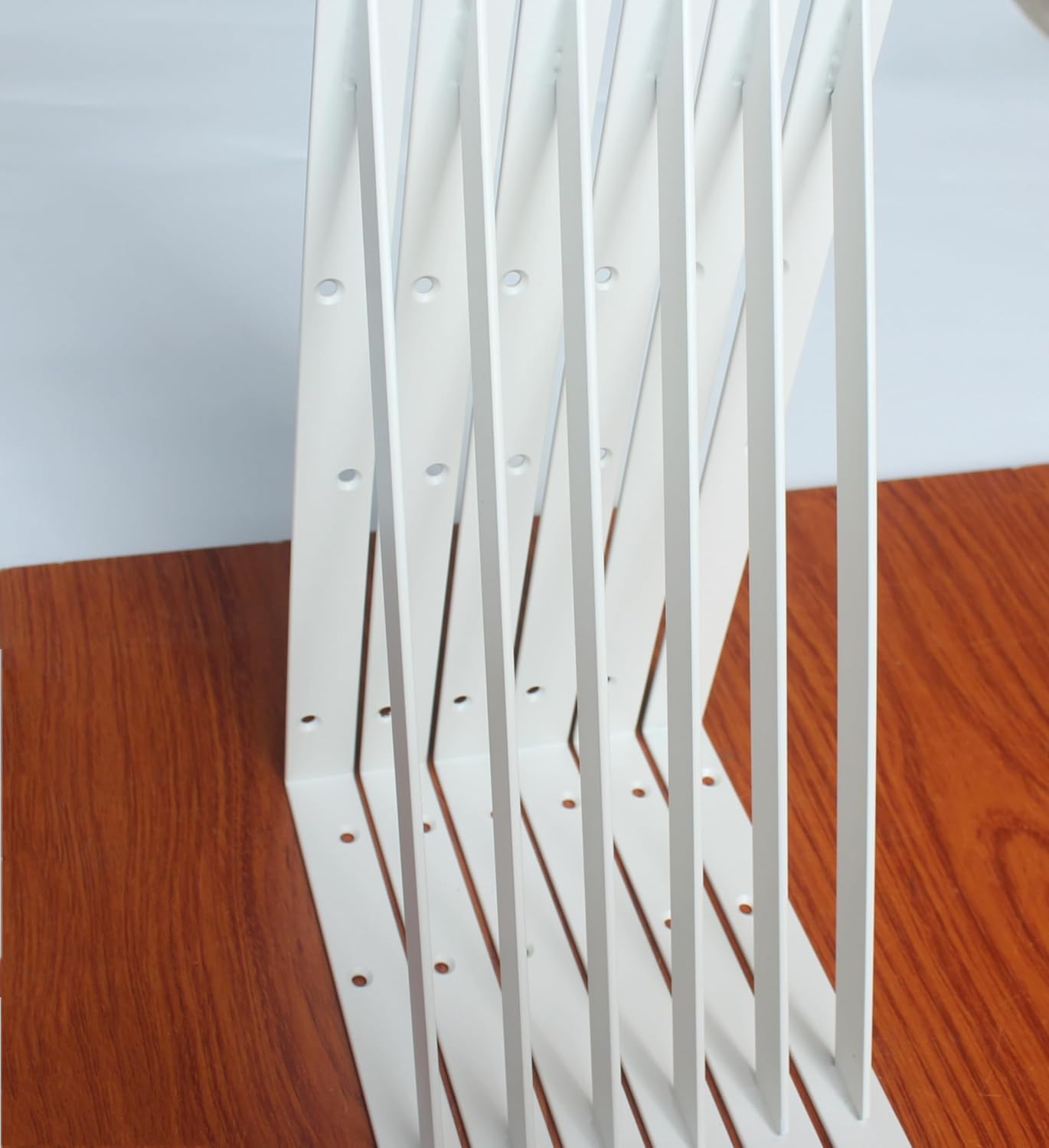 12 Pack L16 x H 10" White Heavy Duty Shelf Brackets with Screws Metal Shelf Brackets Shelf Support Angle Brackets for Shelves L Brackets Heavy Duty Floating Shelf