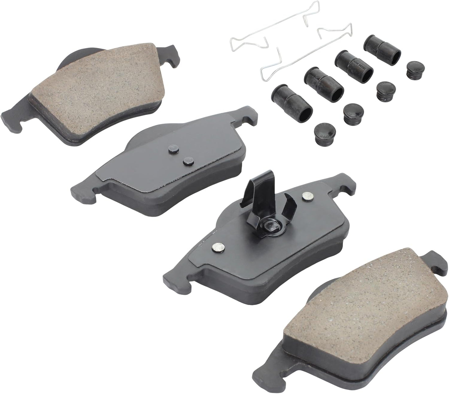 Premium Ceramic Rear Brake Pads (1001-0795C) Replacement for Volvo S60 2009-2001, S80 2006-1999, V70 2004-1999, XC70 2007-2003