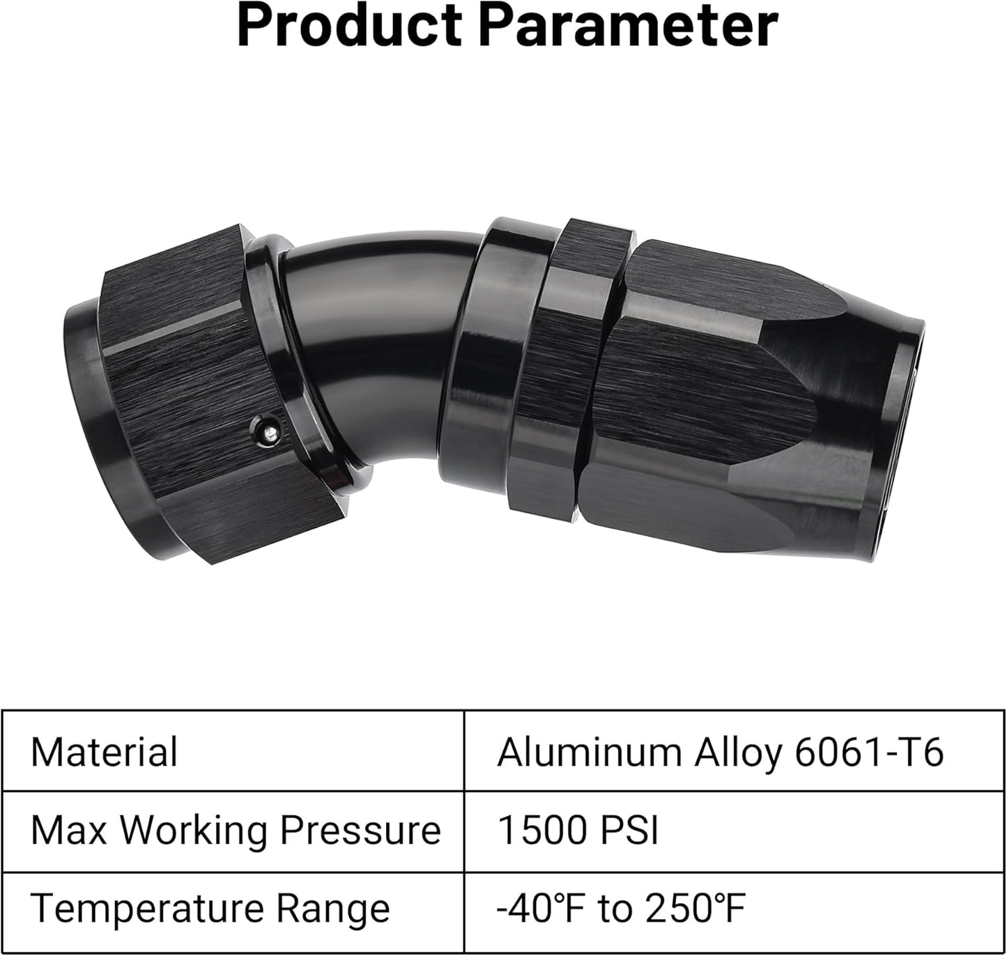 EVIL ENERGY 12AN 30 Degree One Piece Full Flow Hose End Fitting Swivel For CPE Braided Hose
