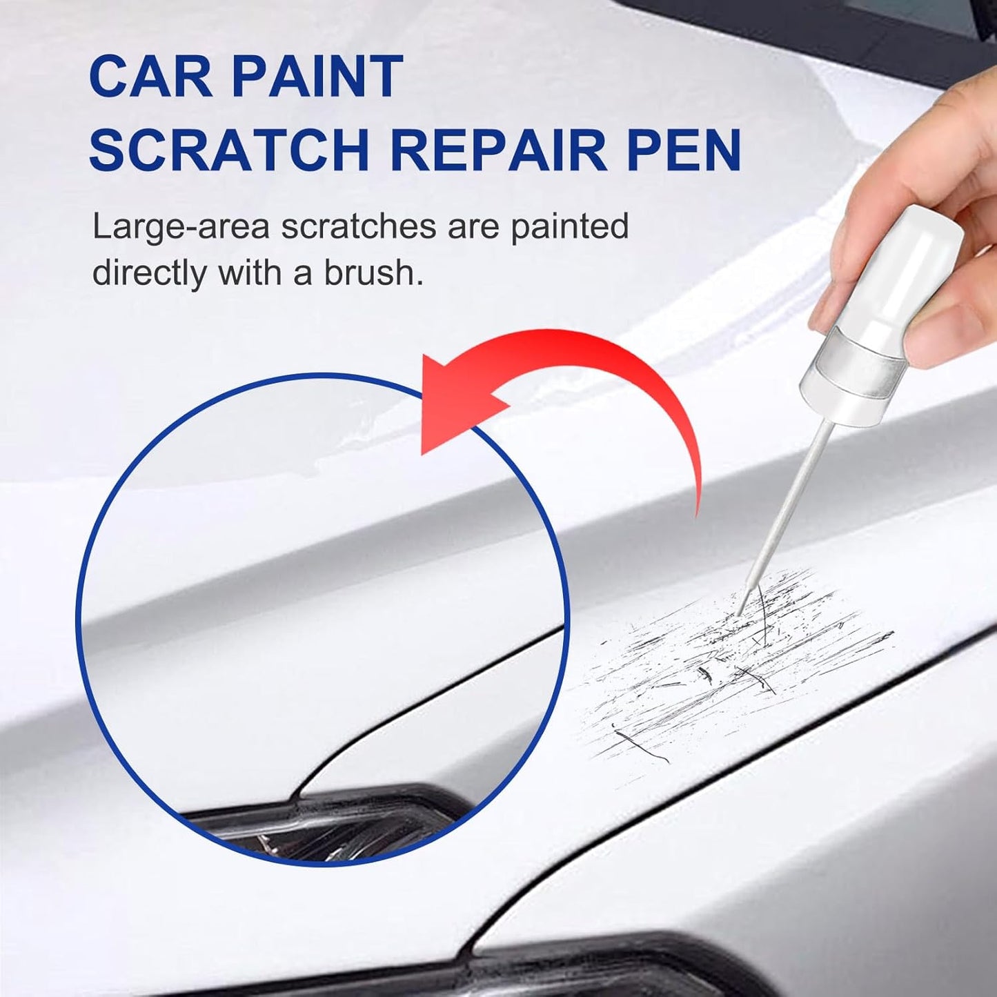 Black(PX8) Touch Up Paint for Dodge-Exact Match–Chips and Nicks Car Paint Scratch Repair Kit Automotive Paint Pen for Challenger/Durango/Grand Caravan/Charger/RAM