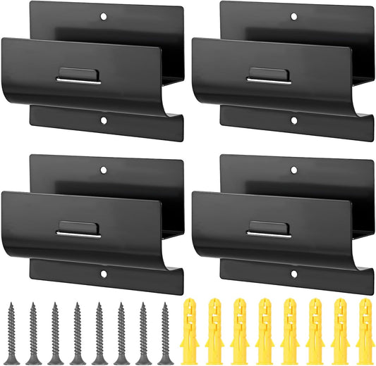 Heavy-Duty Ladder Hanger-Wall Mount Ladder Hooks for Ladder Storage-Wheelbarrow Hangers for Garage Wall-4 Pack(4 P)