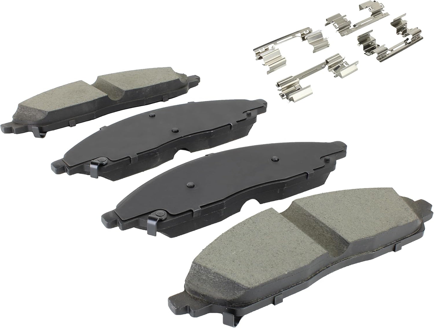 Premium Ceramic Front Brake Pads (1001-2402C) Compatible with Chrysler Pacifica 2021-2024, Jeep Grand Cherokee 2022-2024