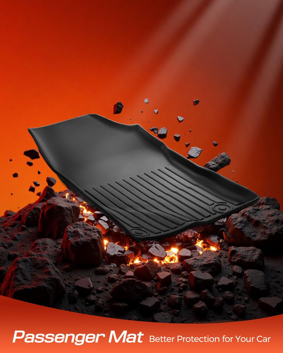 Car Floor Mats for Toyota Corolla: 2009-2013 Cargo Liner, All Weather Car Mats Trunk Accessories Custom Fit for Corolla 2009 2010 2011 2012 2013, TPE Rubber Carpet for Corolla 10th Gen Tech Black 4PCS