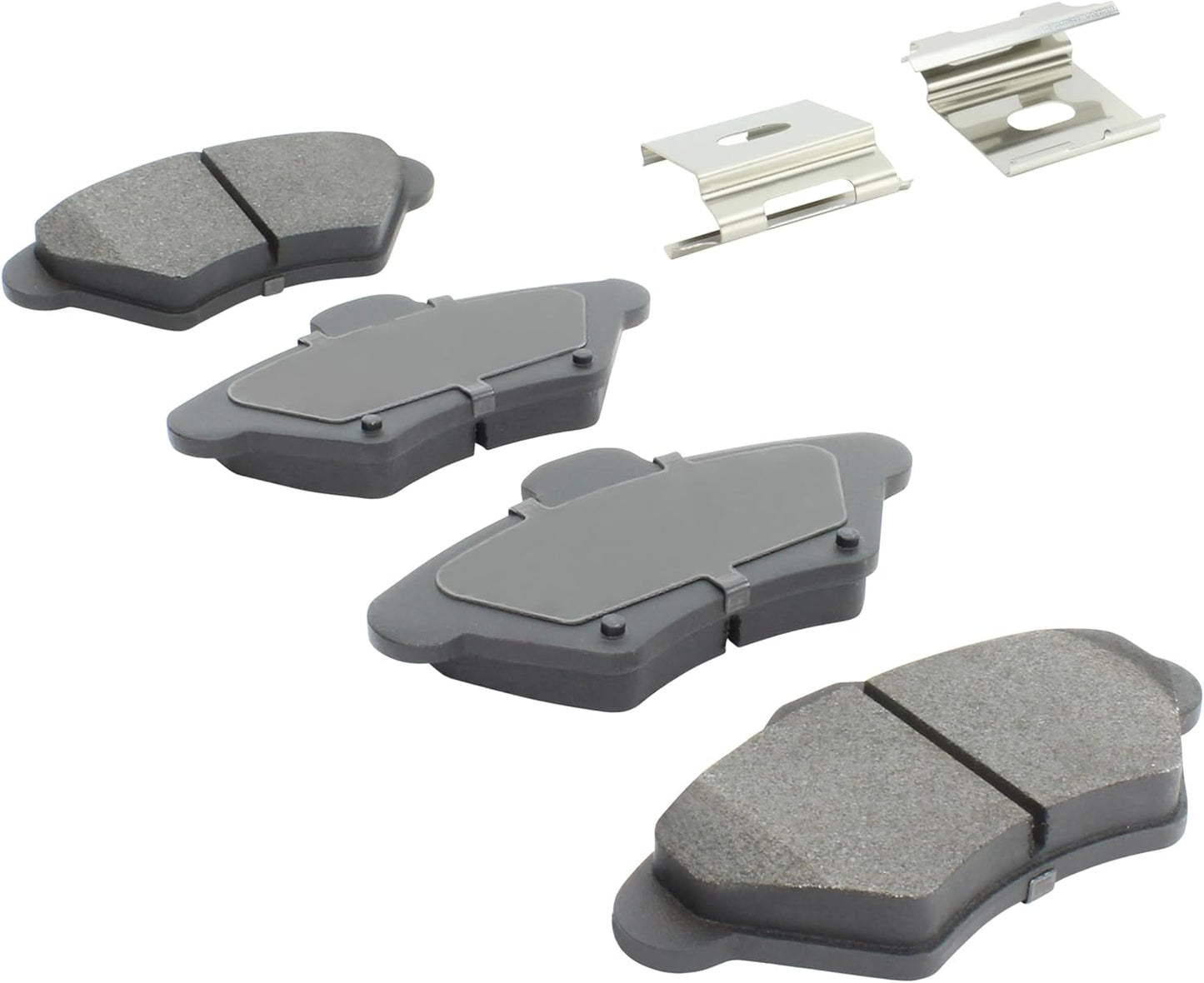 Premium Semi-Metallic Front Brake Pads (1001-0600M) Compatible with Ford Cougar 1993-1994, Ford Mustang 1994-1998, Ford Thunderbird 1993-1997, Mercury Cougar 1993-1996