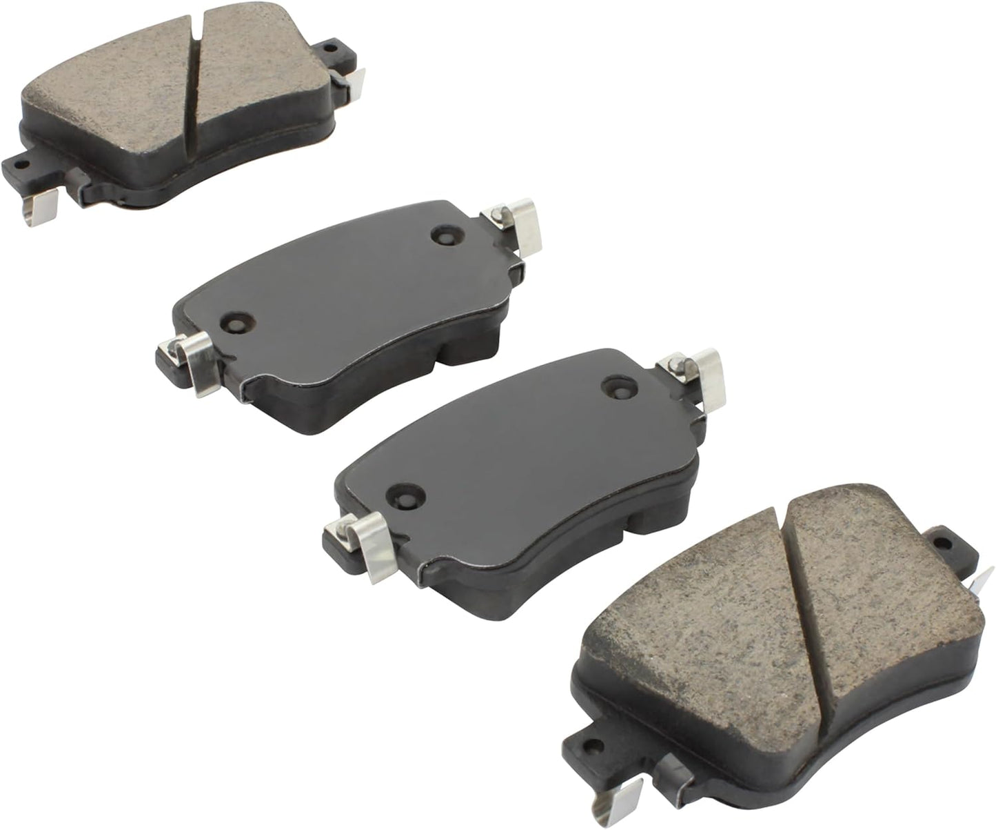 Premium Ceramic Rear Brake Pads (1001-1779C) Compatible with 2015-2022 Audi/Volkswagen (Golf/Golf Alltrack/Golf SportWagen/GTI/Passat/Q3/Q3 Quattro)