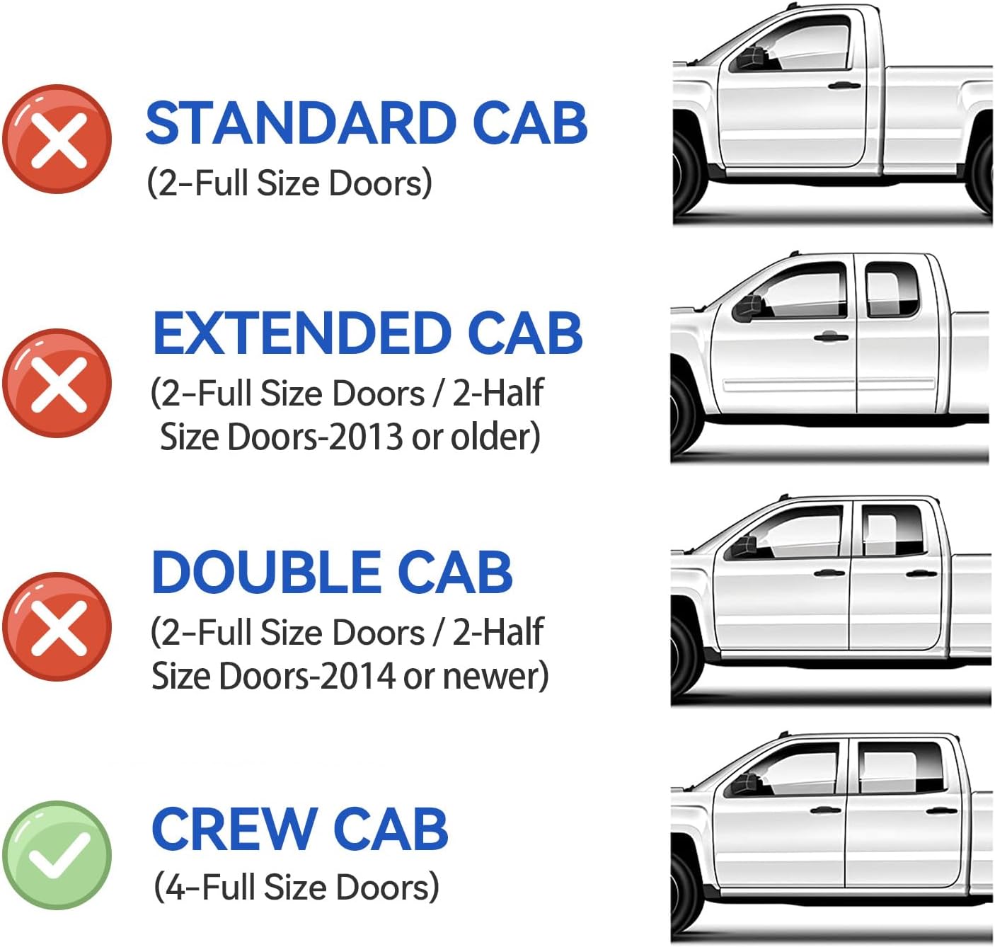 Window Visors Rain Guards Shield for 2004-2015 Nissan Titan Crew Cab, Out-Channel Window Vent Wind Deflectors Visors Shades for 04-15 Nissan Titan Crew