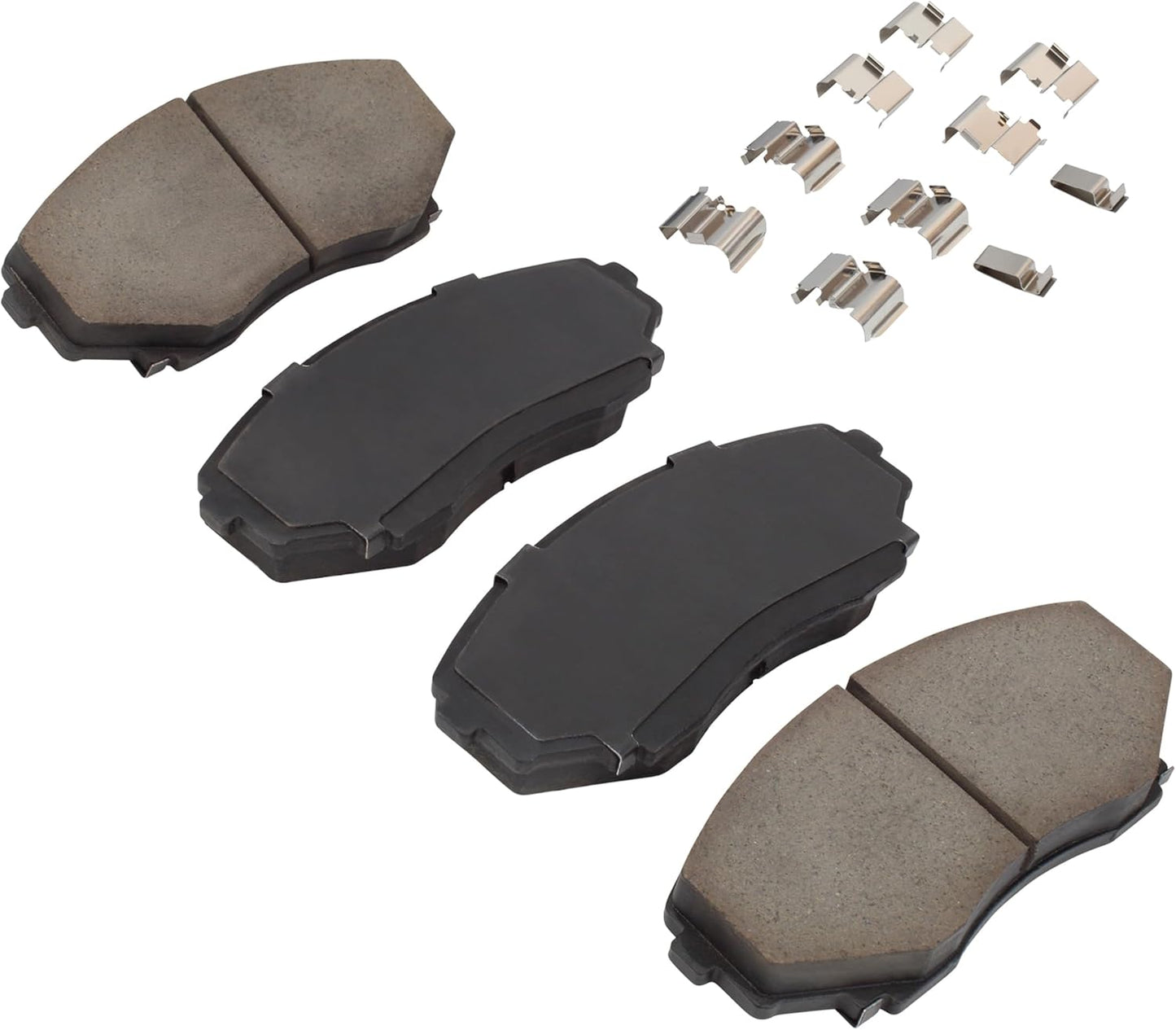 Premium Ceramic Front Brake Pads (1001-0551C) Compatible with Mazda MPV 1992-2006