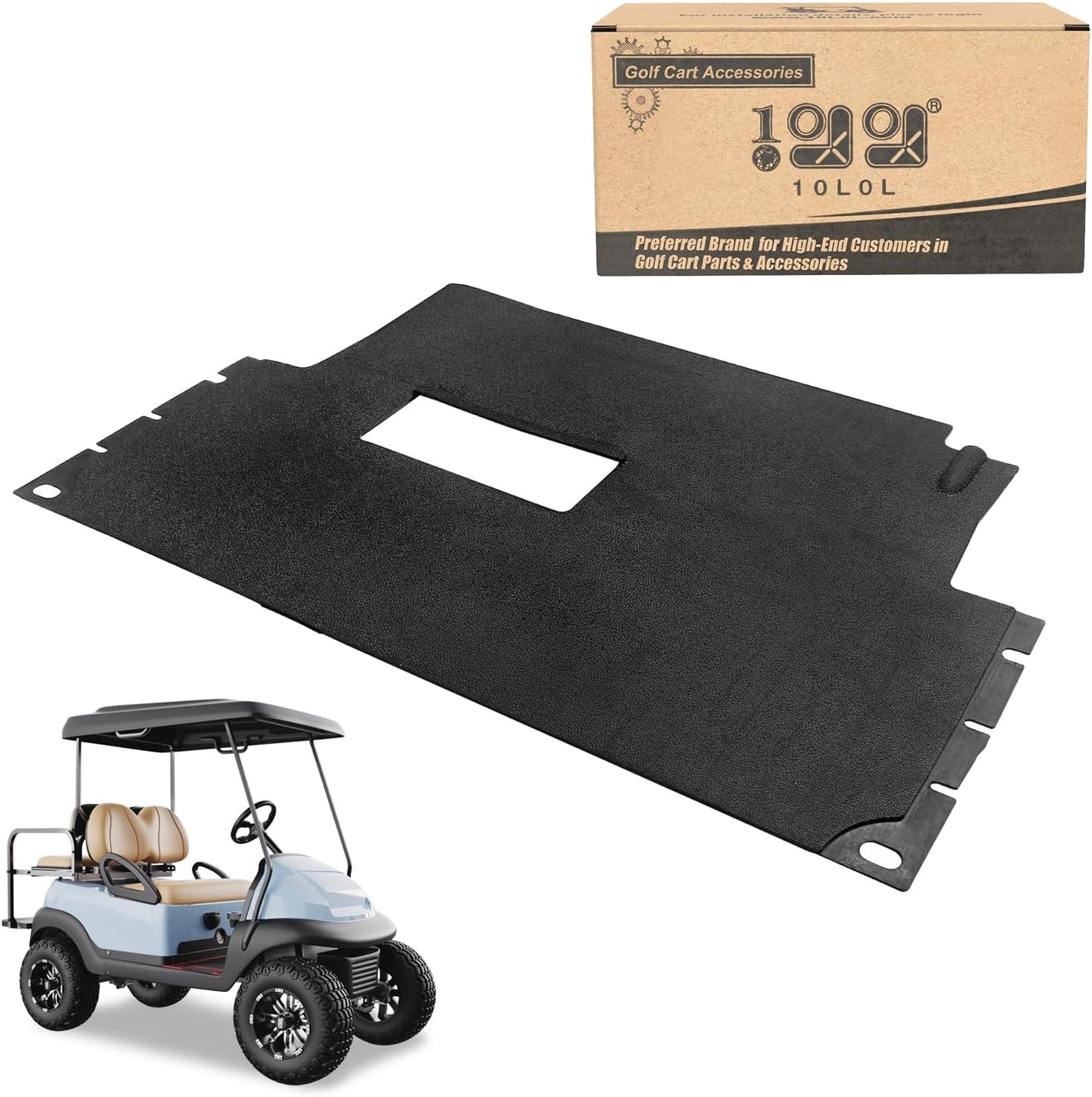 10L0L Full Coverage Liner Floor Mat for Club Car Precedent 2004-up, Club Car Tempo & Onward 2017-2022 Golf Cart, Replaces OEM# 102504801 102504802 103926401