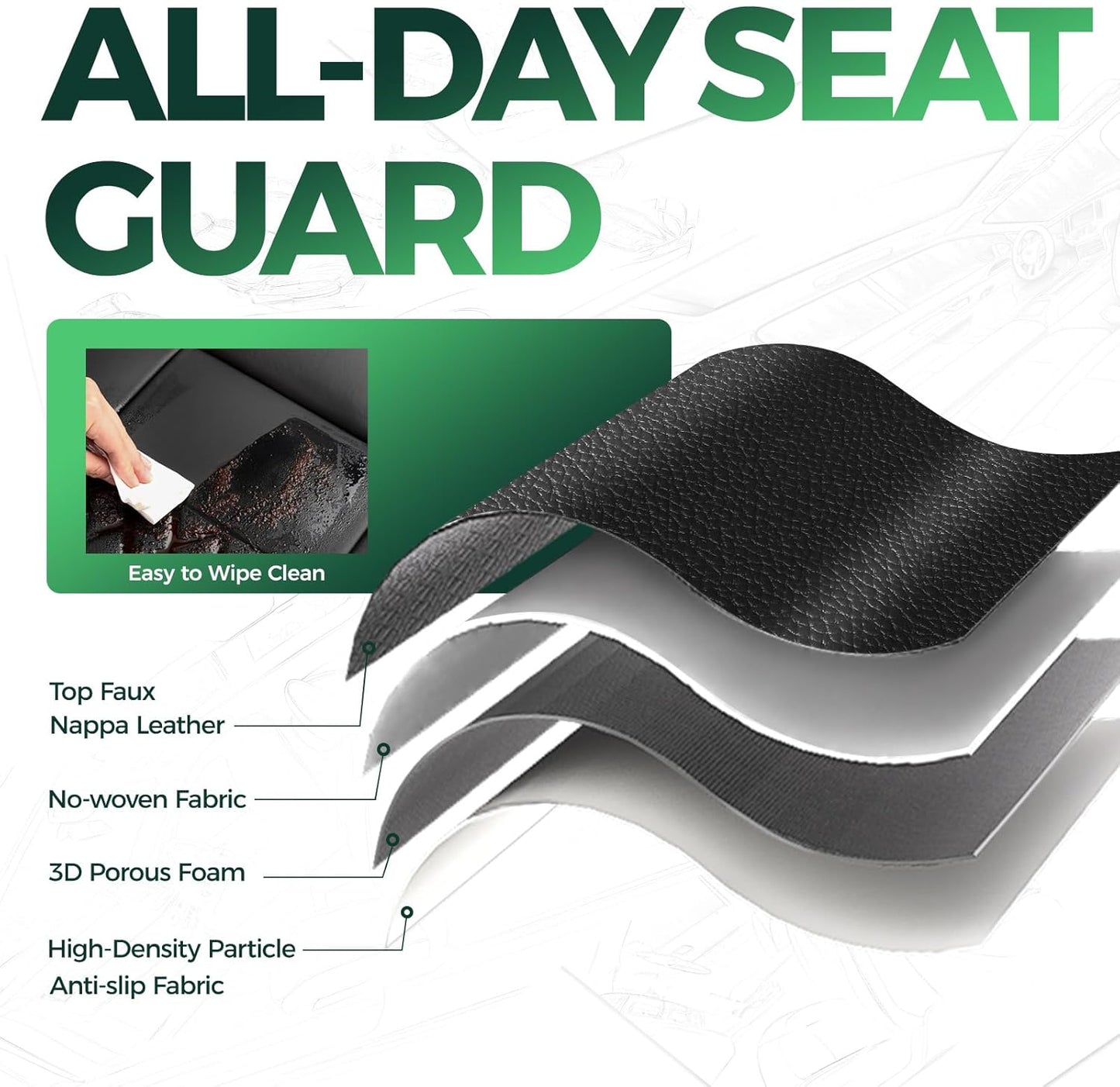 for Jeep Wrangler Seat Covers 4Door JK 2013 2014 2015 2016 2017, Custom Fit Car Seat Cover Full Set, Luxury Leather Seat Protectors, Waterproof SUV Interior Cushions Accessories, Red Black