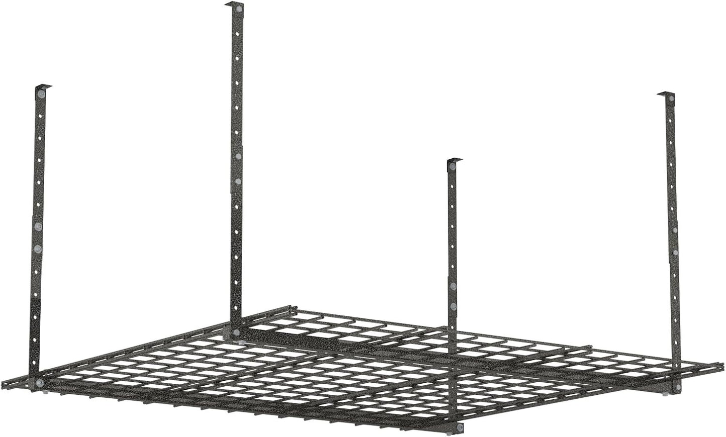 00625 45-Inch x 45-Inch Overhead Steel Garage Storage System & Rack,Hammertone