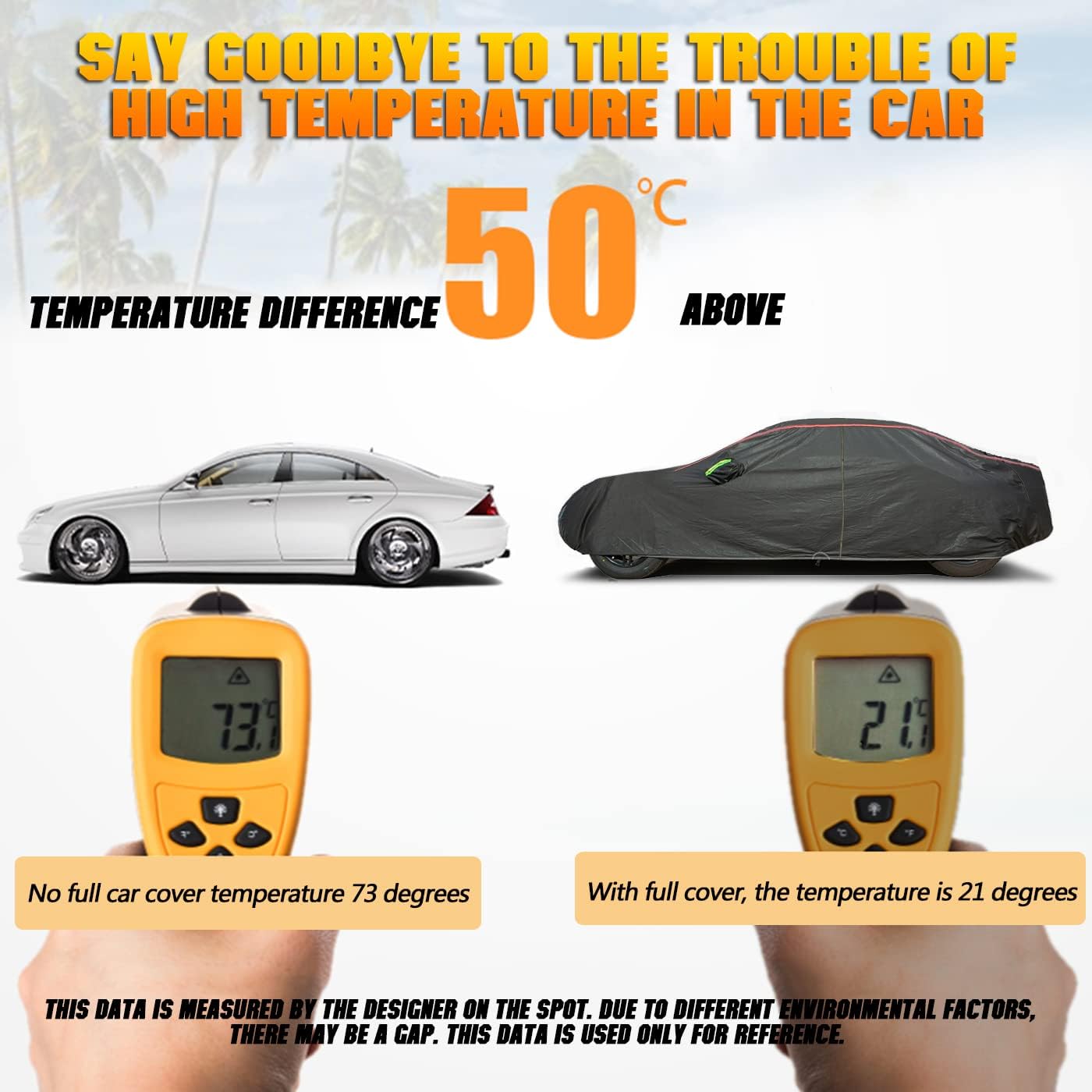 Breathable New Material, Waterproof Car Cover, Locks and Zipper Doors, Sunscreen Waterproof UV Prevention Snowproof Wind and Windproof,Suitable for Indoor Outdoor,for Sedan (178" to 189") B2