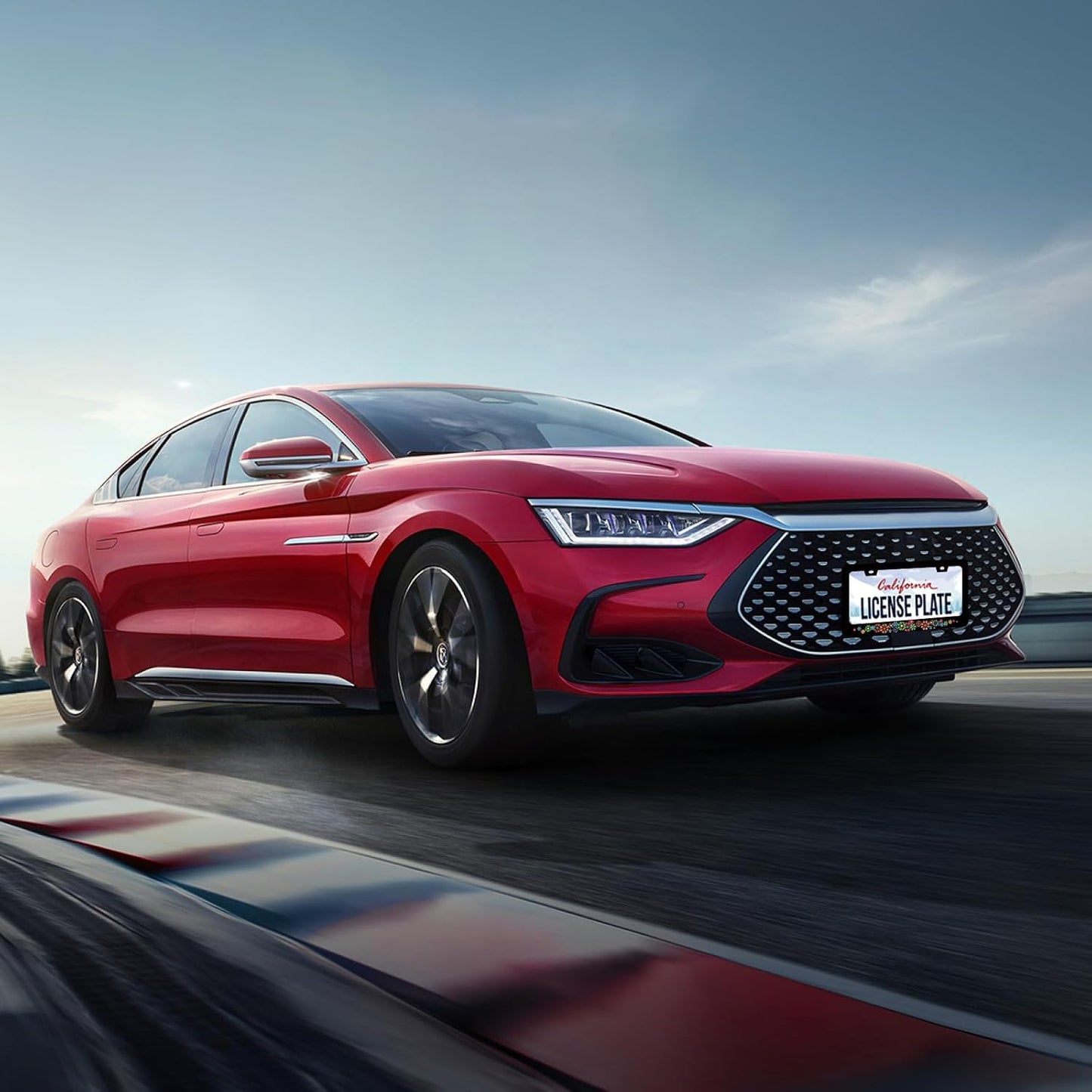 Colorful Hippie Flowers License Plate Frame Beautiful Floral License Plate Frames Stainless Steel Accessories Cars Decor with 2 Holes and Screws Fits Standard US CA Vehicles Size 12.2 x 6 Inches