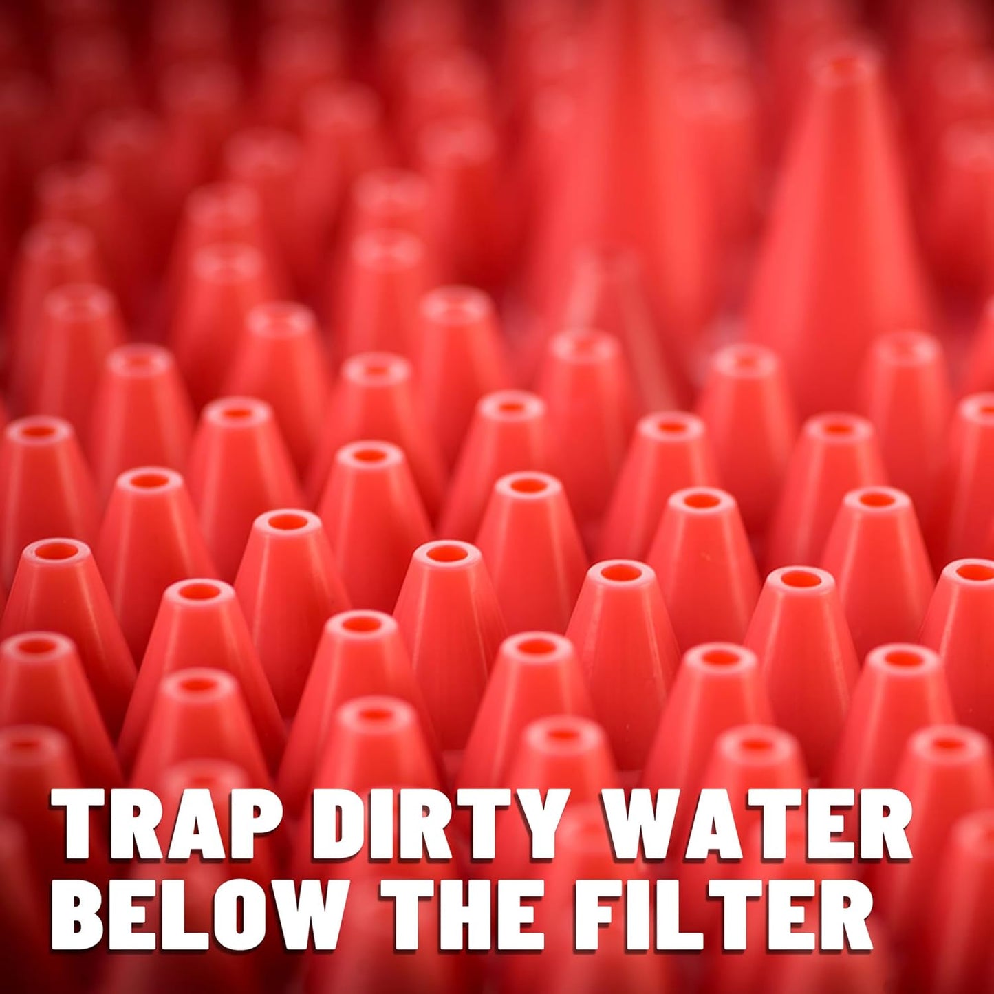 Chemical Guys Cyclone Dirt Trap Car Wash Bucket Insert Red Color (2 Pack)