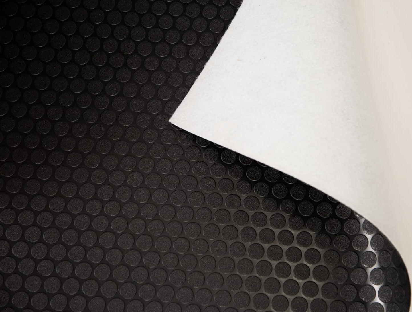 G-Floor Performance Vinyl Garage Runner Small Coin Pattern (Midnight Black, 27" x 96")