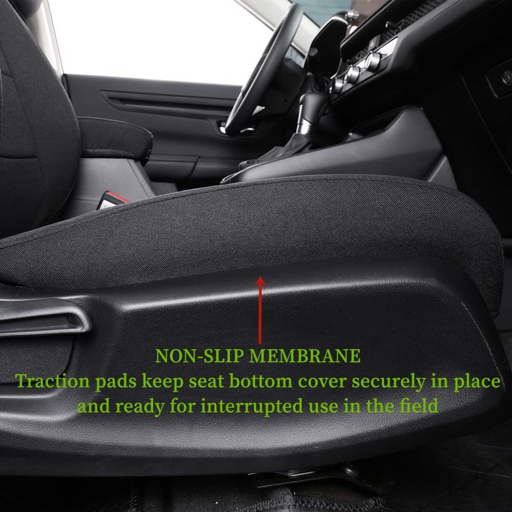 coverdream Custom Seat Covers Compatible with Select Honda CRV 2012 2013 2014 Models (Black,Full Set)