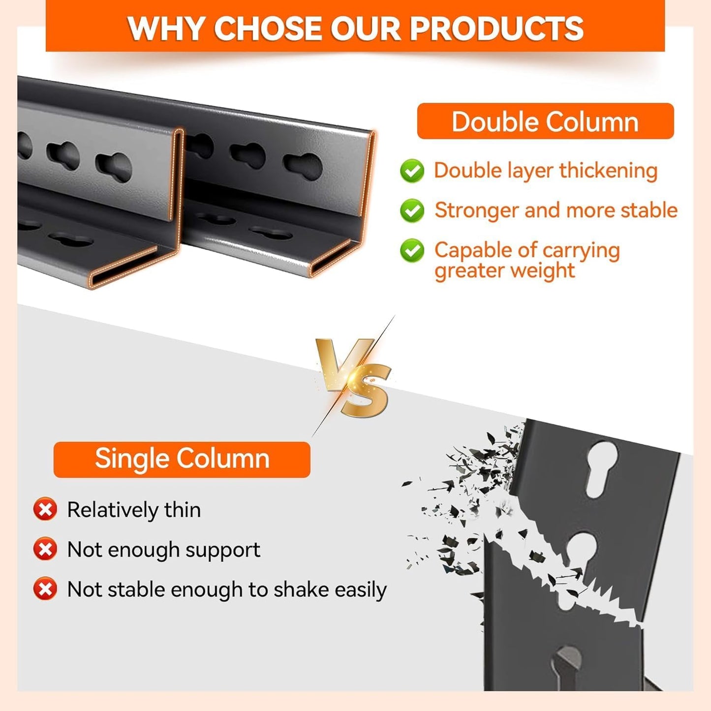 Garage Shelving Unit, Adjustable Storage Rack, Storage Shelves, Sturdy Steel Storage Shelf for Garage and Workshop, 4-Tier 54.3" H x 24" W x 14" D, Black