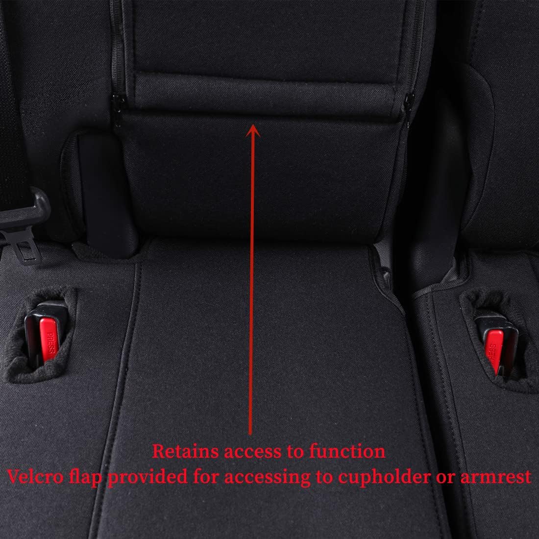 coverdream Custom Seat Covers Compatible with Select Toyota Camry Hybrid LE,Hybrid SE 2018 2019 2020 2021 2022 2023 Models (Black,Full Set)