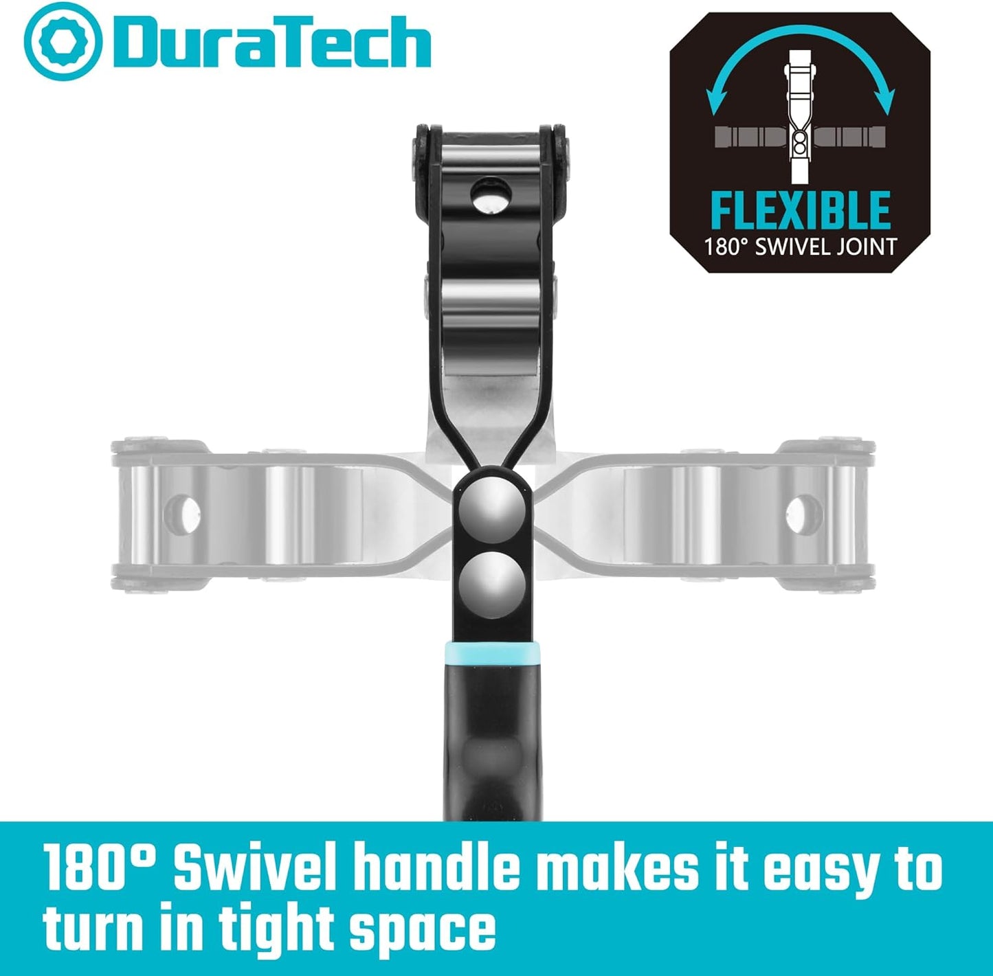 DURATECH Extra Small Swivel Oil Filter Wrench, Oil Filter Removal Tool, Fits Filters 2-3/8" to 2-11/16", Perfect for Car Repair Tools