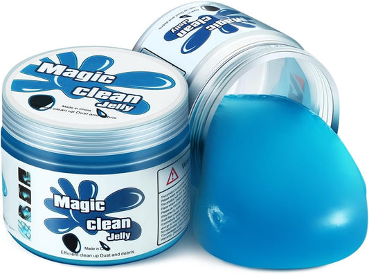 DNA MOTORING Car Cleaning Gels Auto Detailing Tools Cleaning Putty Car Interior Cleaner, Car Jelly Cleaner, Keyboard Cleaner, Car Cleaning Supplies Car Gifts for Men Women, Blue, TOOLS-00151