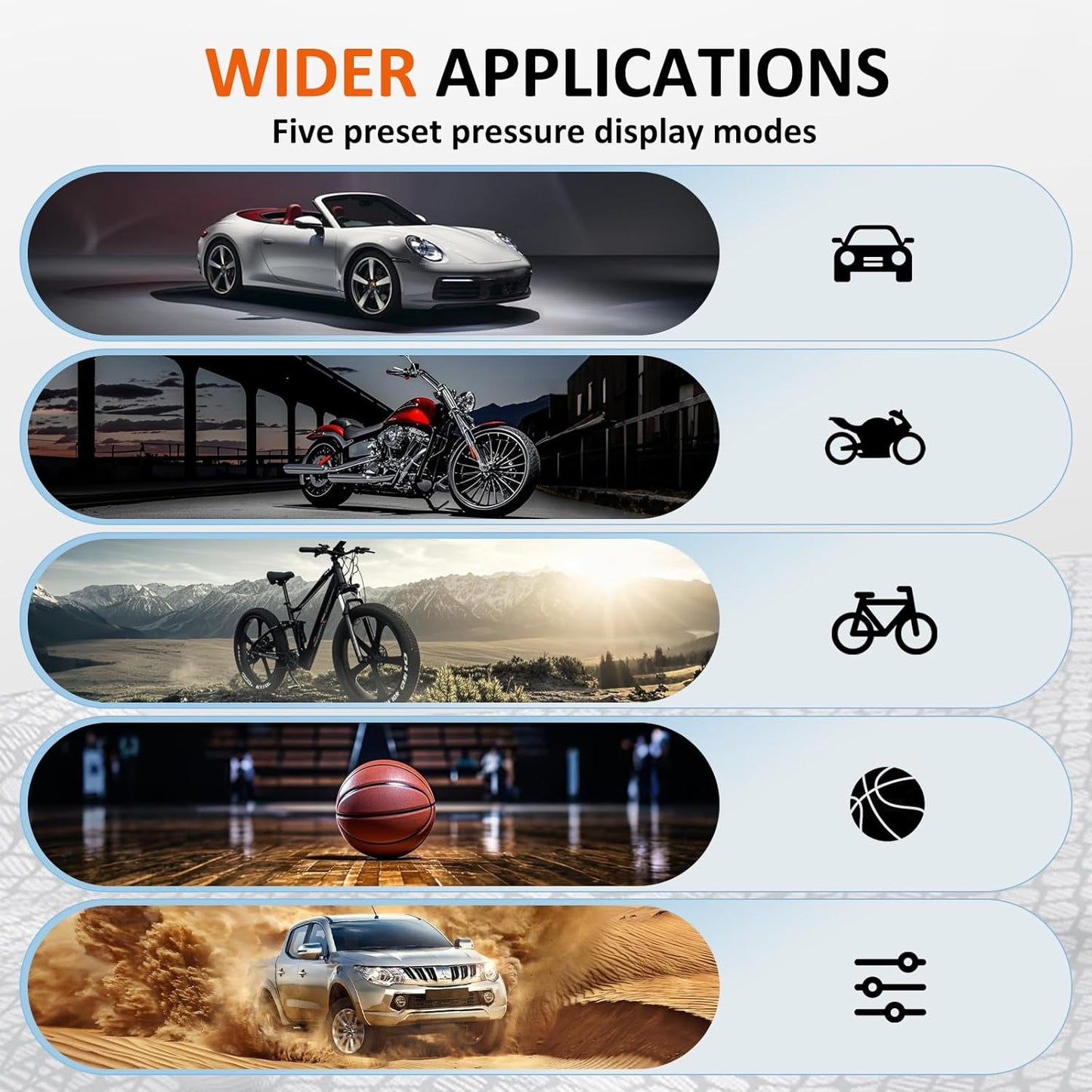 Bestview Tire Inflator Portable Air Compressor-150PSI Air Compressor 4X Faster, Equipped with Digital Pressure Gauge and LED Light,Suitable for Cars, Bicycles, Motorcycles and Ball Sports Equipment