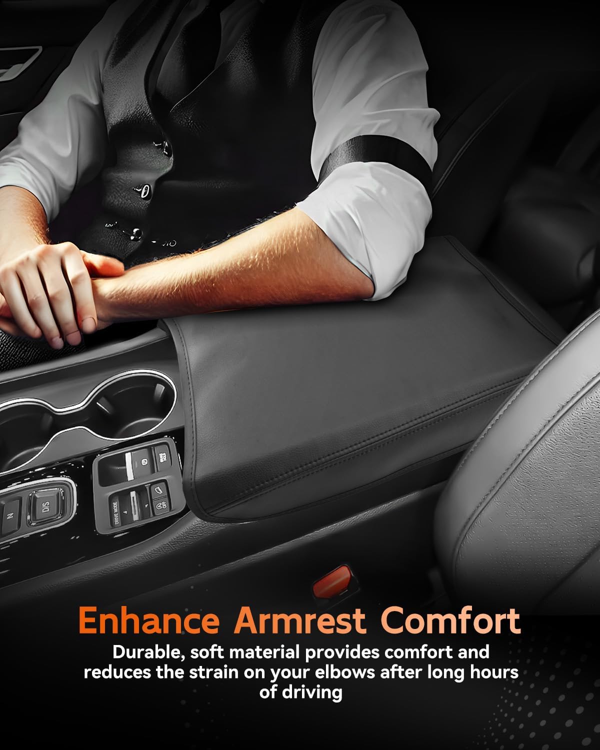 CDEFG for Honda Pilot/Ridgeline/Passport Center Console Cover Armrest Box Cover for Honda Pilot 2023 2024 2025, 2024 2025 2026 Ridgeline/Passport Accessories Arm Rest Protector