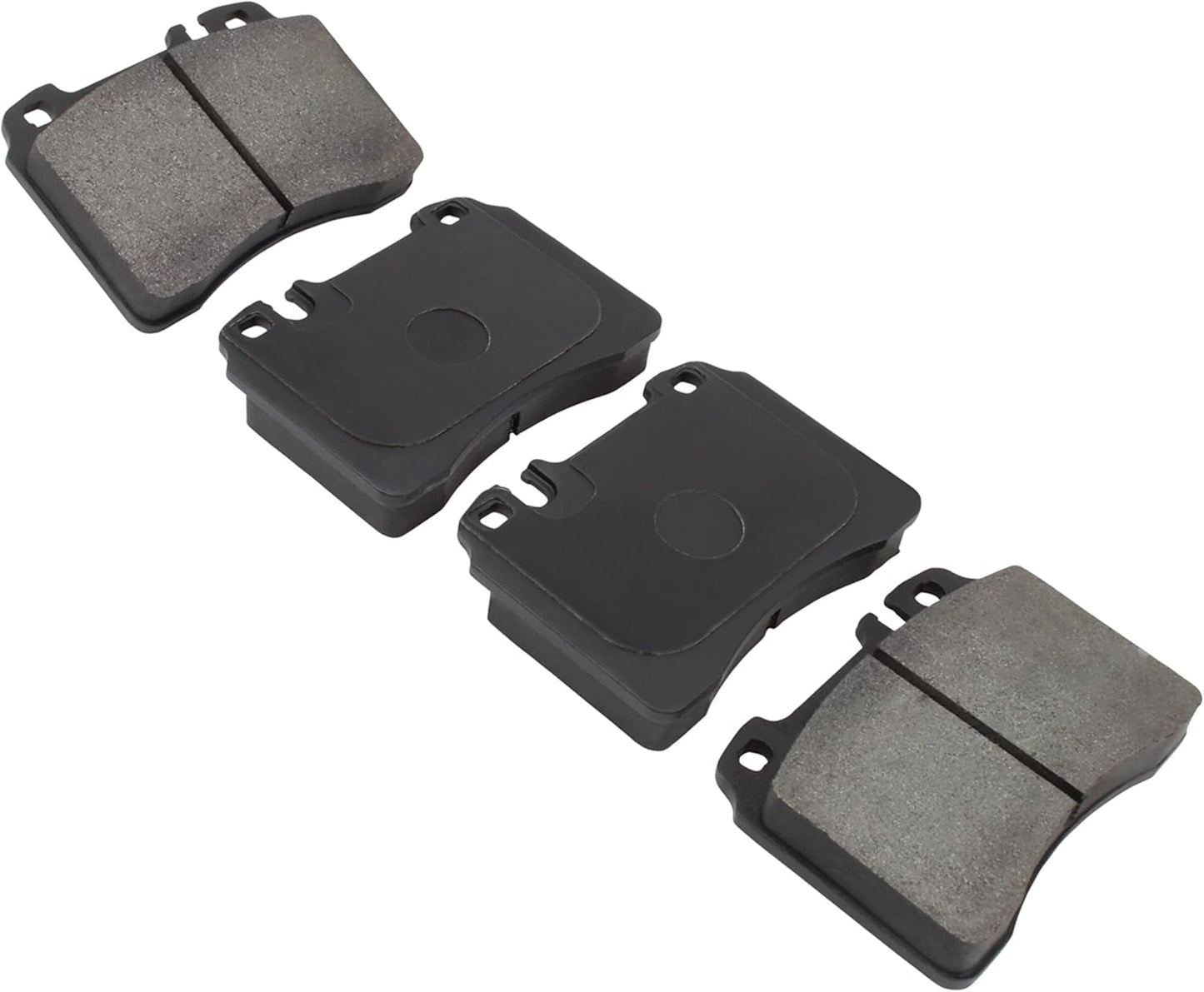 Premium Semi-Metallic Front Brake Pads (1001-0561M) Compatible with 1990-1999 Mercedes-Benz (300CE/300E/300SL/300TE/400E/500E/500SL/600SL/C36 AMG/CL500/CL600/E320/E500/S600L & More)