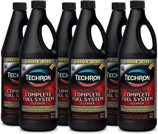 Chevron Techron Concentrate Plus Fuel System Cleaner, 32 oz, Pack of 6