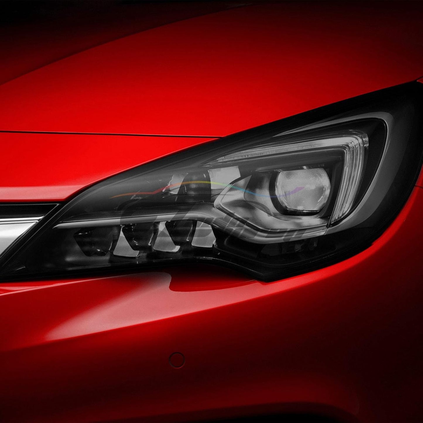 EZAUTO WRAP Free Tool Kit 12"x84" (1FT x 7FT) Glossy Medium Black Smoke Headlight Taillight Fog Light Side Marker Vinyl Tint Film Self Adhesive