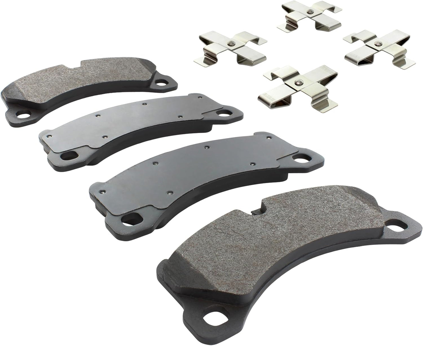 Premium Semi-Metallic Front Brake Pads (1001-1452M) Compatible with Porsche Cayenne 2011-2018, Porsche Macan 2017-2018, Porsche Panamera 2019-2020