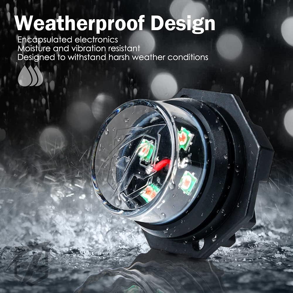 Xprite Blue LED Hideaway Strobe Police Lights Kit, 20 Flashing w/Control Panel Headlights Taillights Mounting, Hazard Warning for Emergency POV Vehicles Volunteer Cars Trucks SUV 8PCS