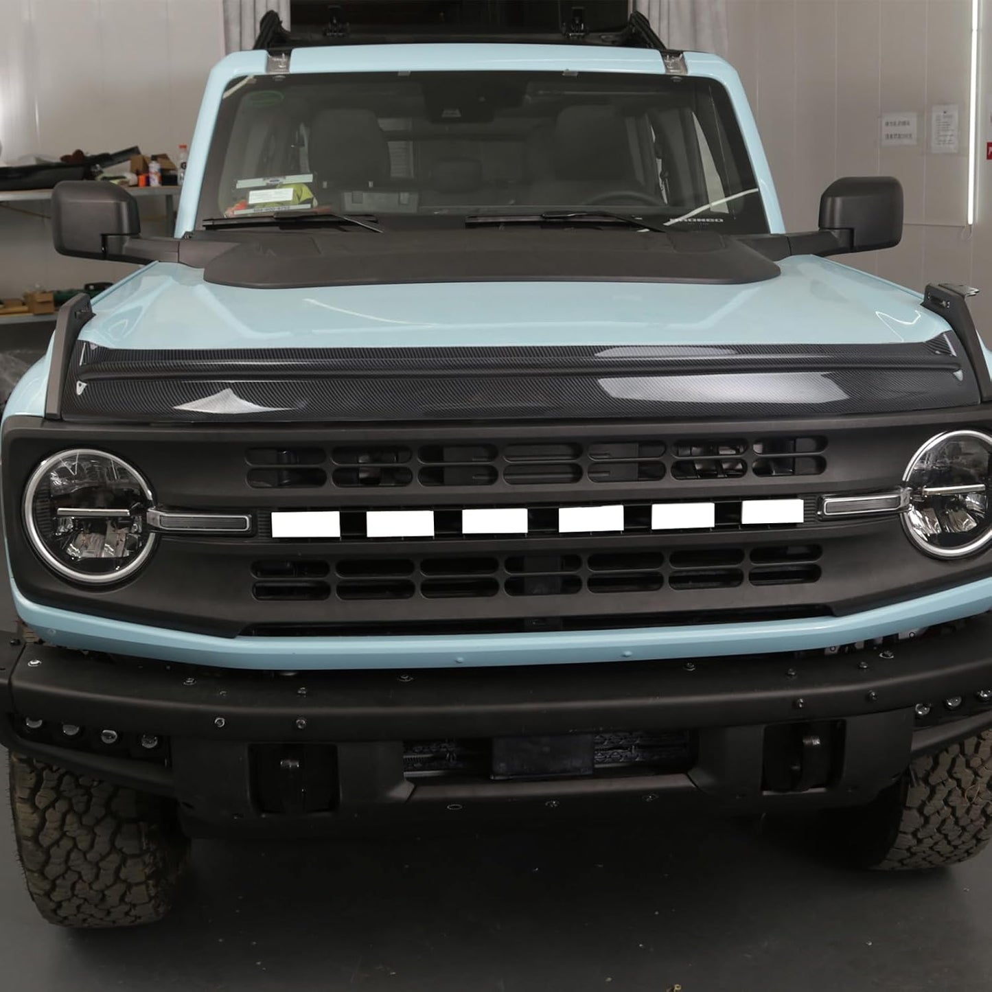 Bug Shield Hood Deflector for Ford Bronco 2021-2025 2/4 Door Bug Deflector Hood Protector for Bronco