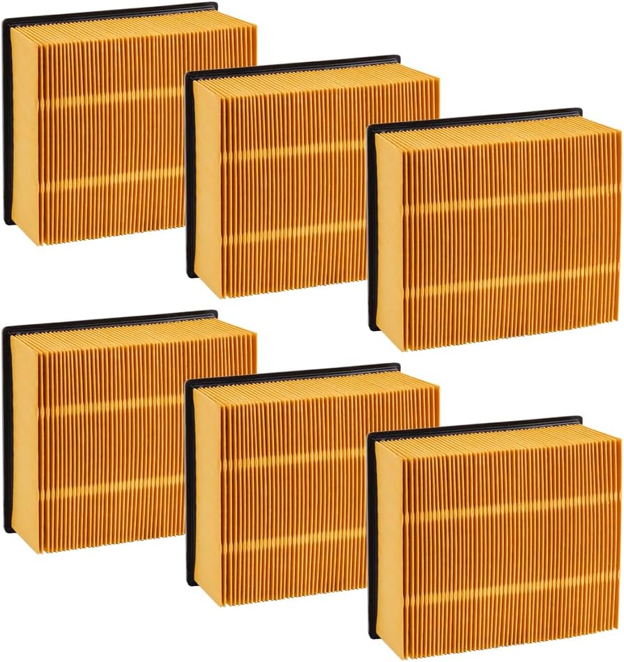 Doc's Diesel Engine Air Filter 6-Pack DPA6314-6 | Compatible with RAM 6.7L Cummins 2500, 3500, 4500, 5500 2007+ | Replaces 53034051AB