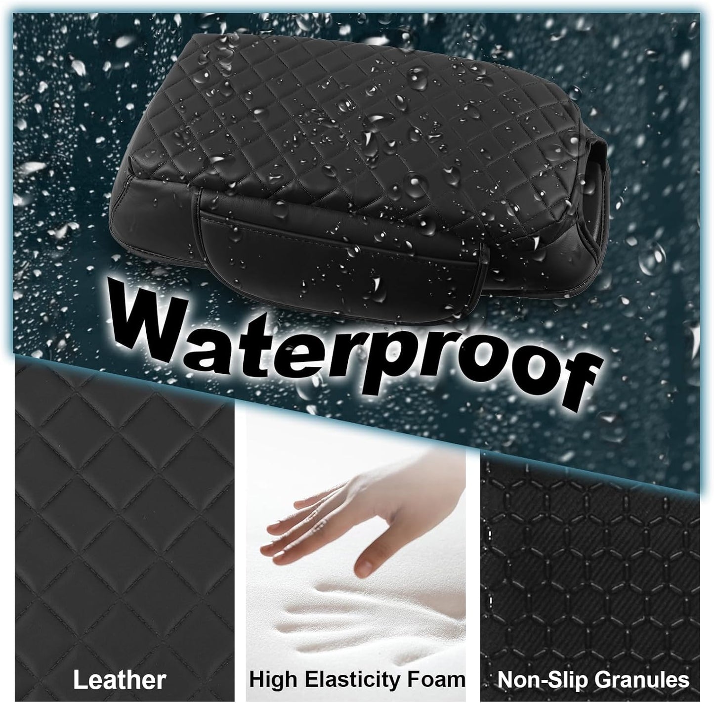 Center Console Armrest Cover for 2011-2020 Dodge Journey Cushion Pad Armrest Box Cover Protector Dodge Journey Interior Accessories (Journey11-20 pad)