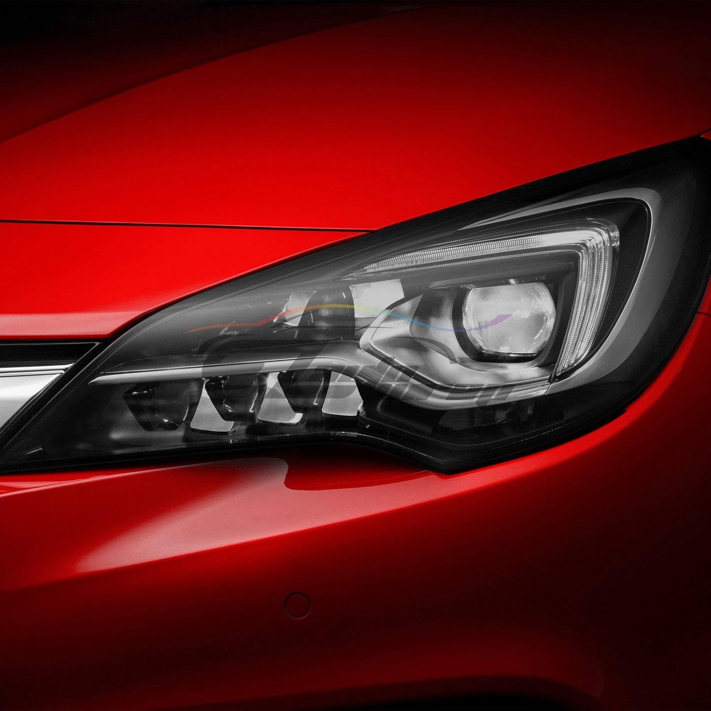 EZAUTO WRAP Free Tool Kit 12"x24" (1FT x 2FT) Glossy Light Black Smoke Headlight Taillight Fog Light Side Marker Vinyl Tint Film Self Adhesive