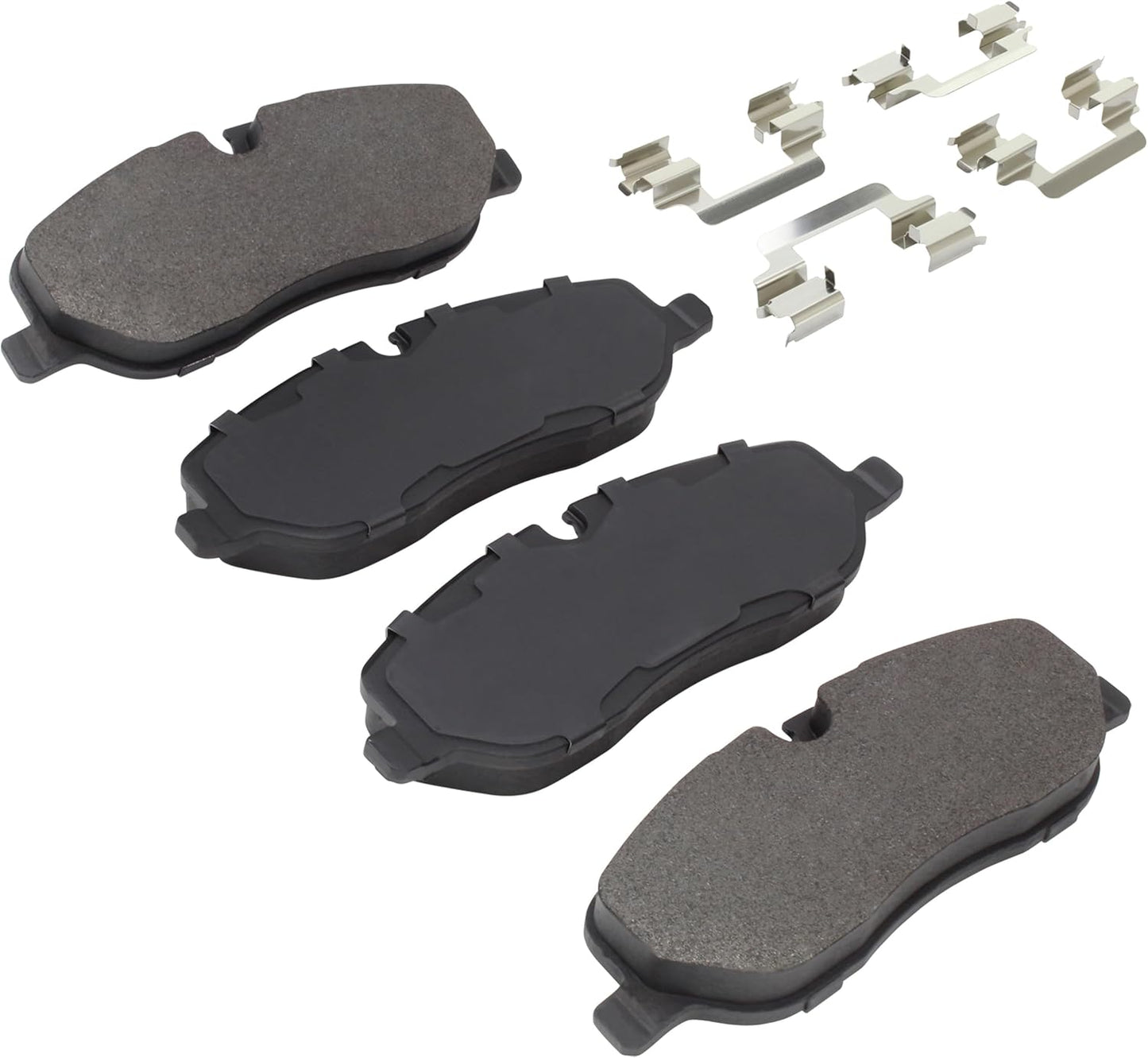 Premium Semi-Metallic Front Brake Pads (1001-1098M) Replacement for Land Rover LR3 2009-2005, Range Rover 2009-2006, Range Rover Sport 2009-2006