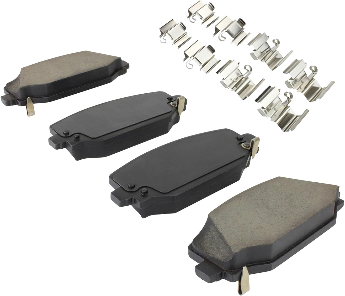 Premium Ceramic Rear Brake Pads (1001-2411C) Compatible with Jeep Grand Cherokee 2022-2023, Jeep Grand Cherokee L 2021-2023