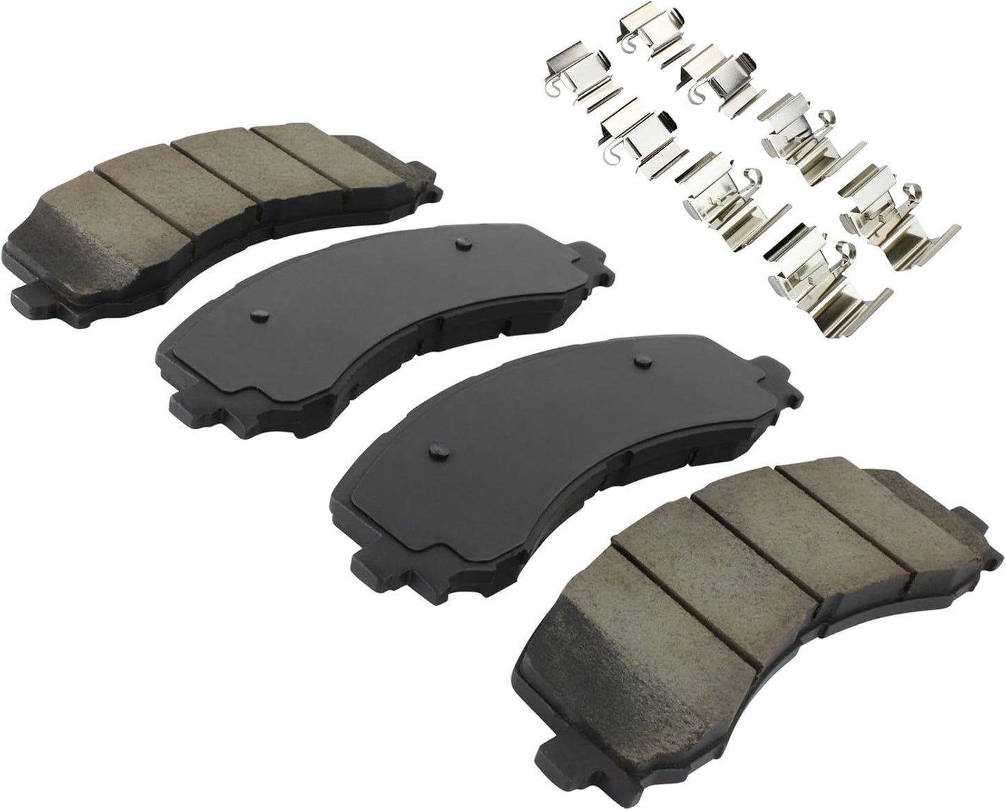 Premium Ceramic Front Brake Pads (1001-2382C) Compatible with Ford Bronco 2025-2022, Expedition 2024-2022, F-150 2025-2021, F-150 Lightning 2025-2022, Lincoln Navigator 2024-2022