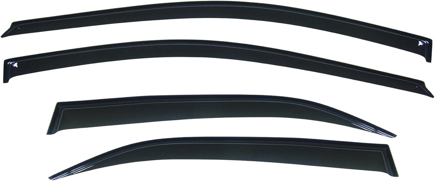 Wind Deflector Compatible with 2007-2011 Toyota Camry Sedan Smoke Sun/Rain Guards Window Visors 94425