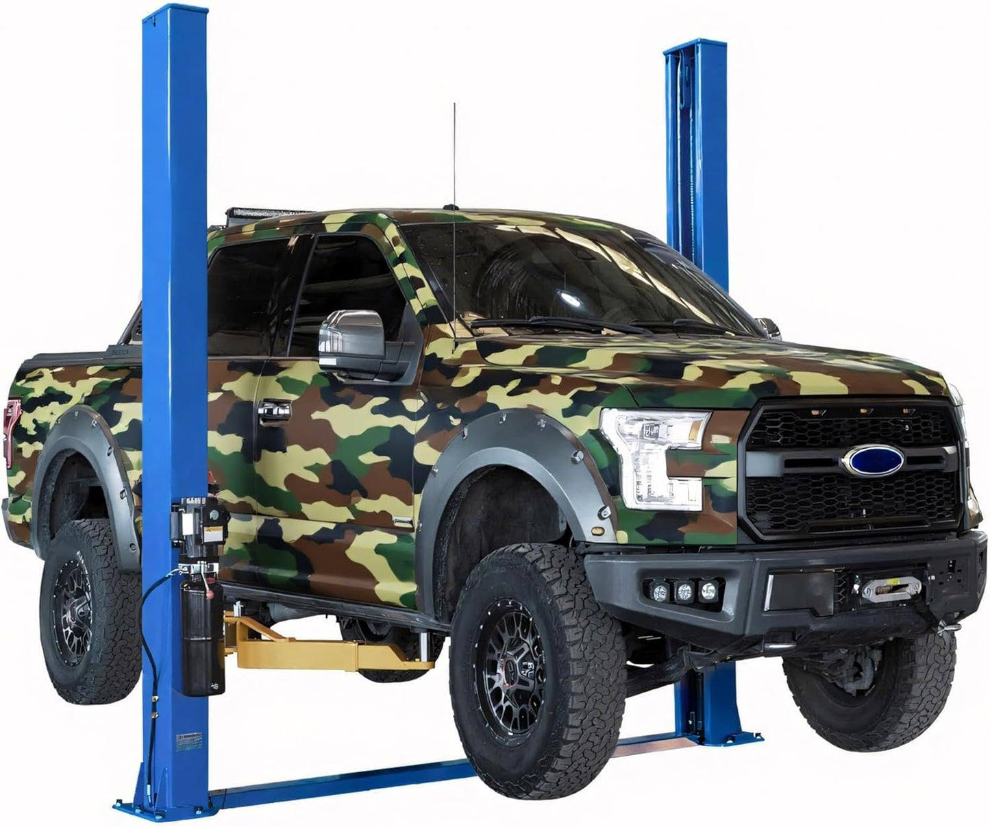 Car Lift Single/2 Post Auto Lifts, 6200/9000/10000LBS Capacity, 240V Hydraulic Truck Hoist, Heavy Duty Auto Lift with Safety Locks for Home Garage (10000LBS 2 Post, 1)