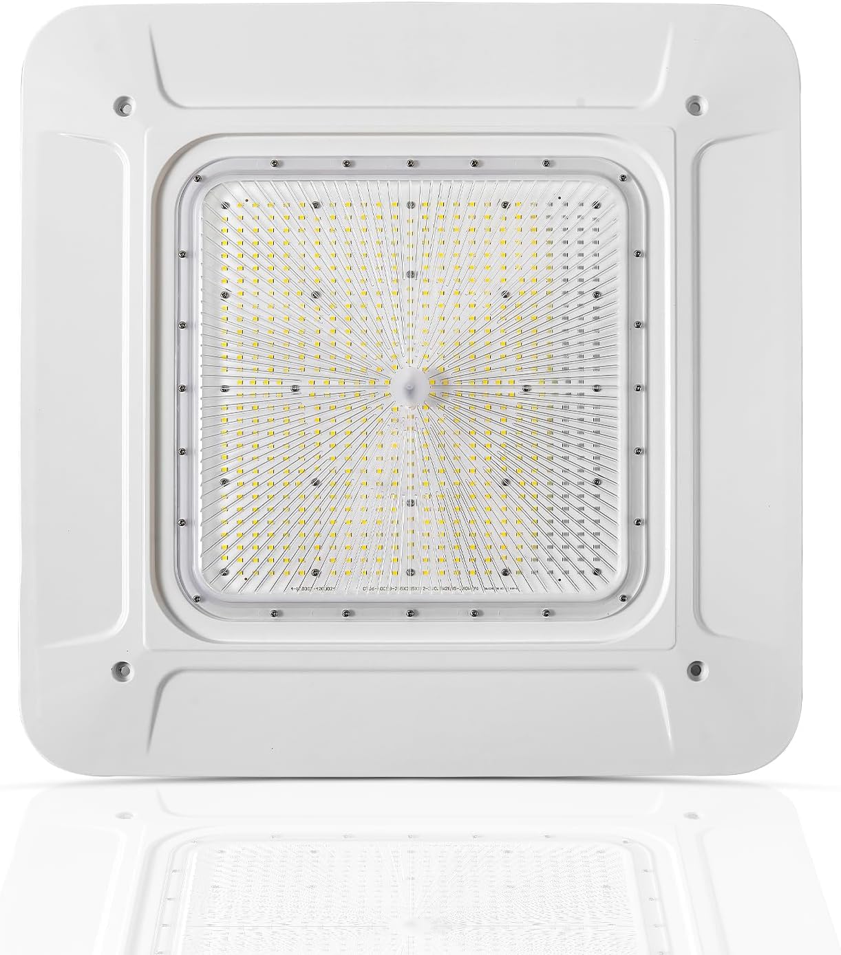 OSTEK LED Gas Station Canopy Light, 180W Carport Ceiling Light 5700K, Outdoor Rated (600W HID/HPS Equivalent), 90-277V IP65 DLC & UL Listed (180W-1 Pack)