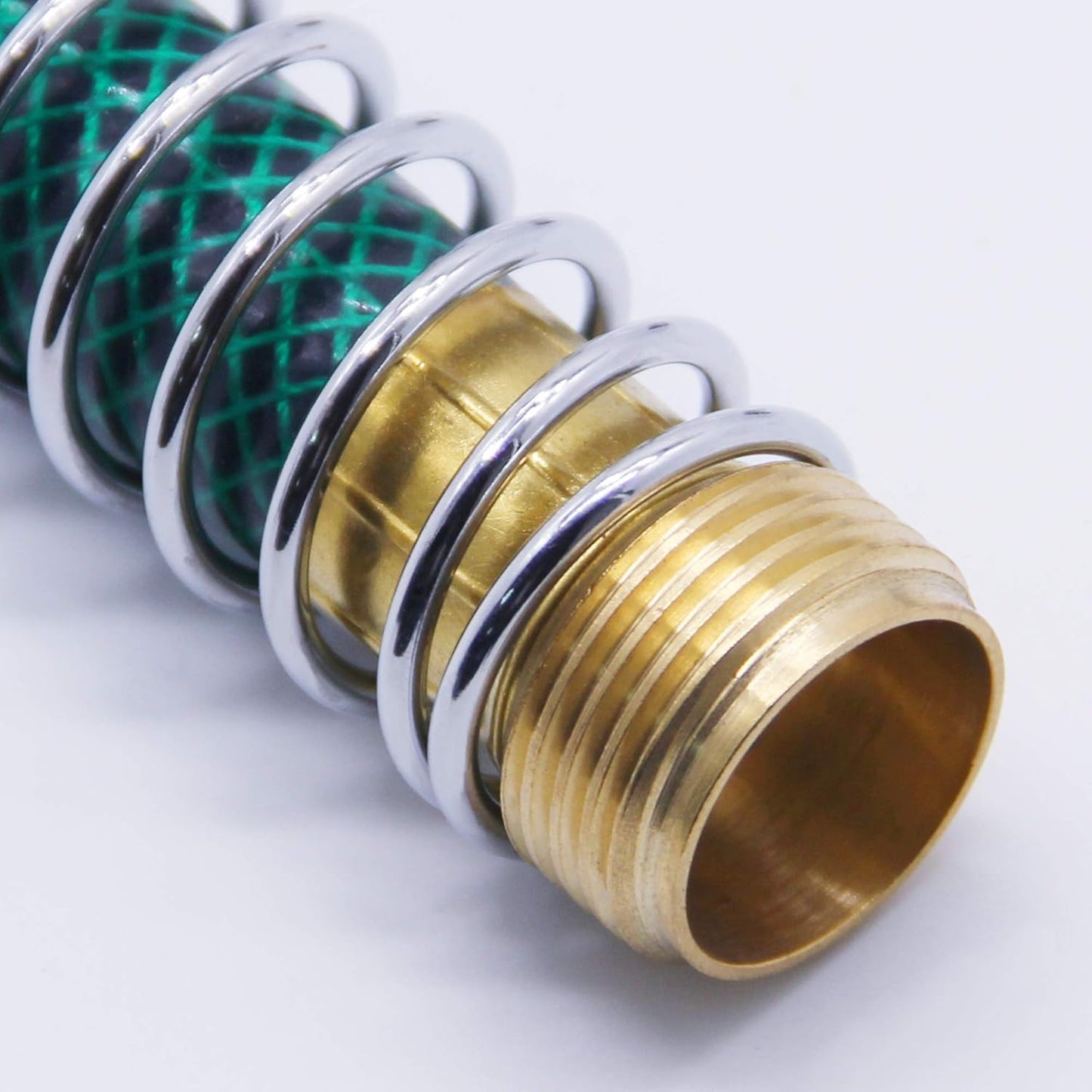 Garden Hose Extension Adapter, Hose Kink Protector with Coil Spring, 2 Pack