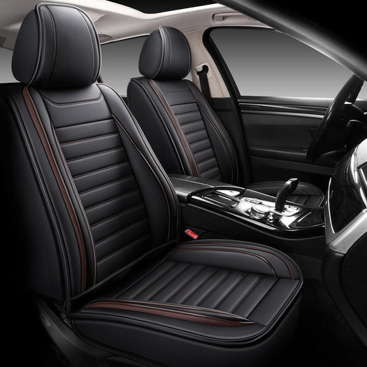 Car Seat Covers,Car Seat Protector Waterproof,Seat Covers Front, Car Seat Protectors,Automotive Seat Covers Fit for Most Cars Brown