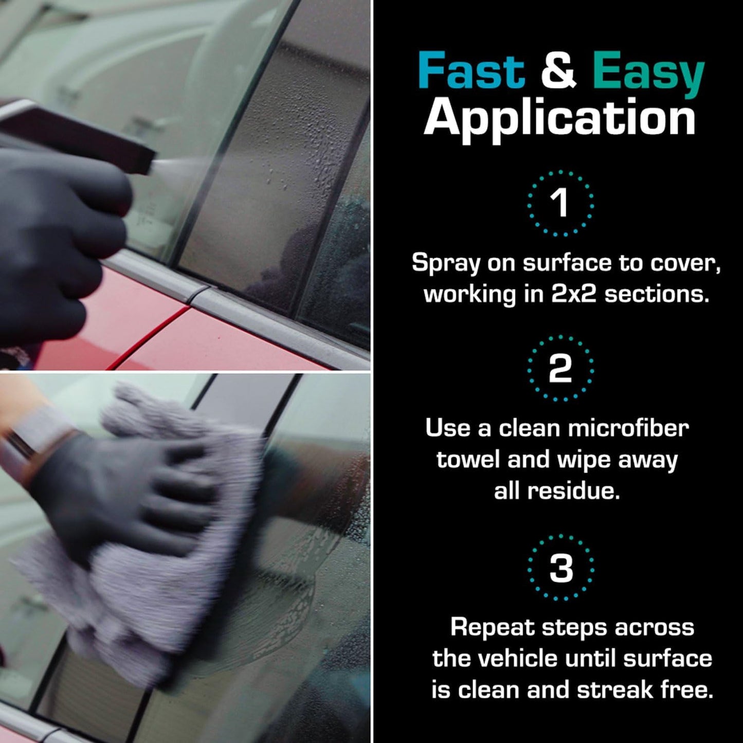 Ethos Detox - Ceramic Coating Prep Spray, Panel Wipe, Glass Cleaner - Prep Ceramic Coating, Wax, or Sealant - Multi-Purpose Formula - Leaves Nothing But the Shine