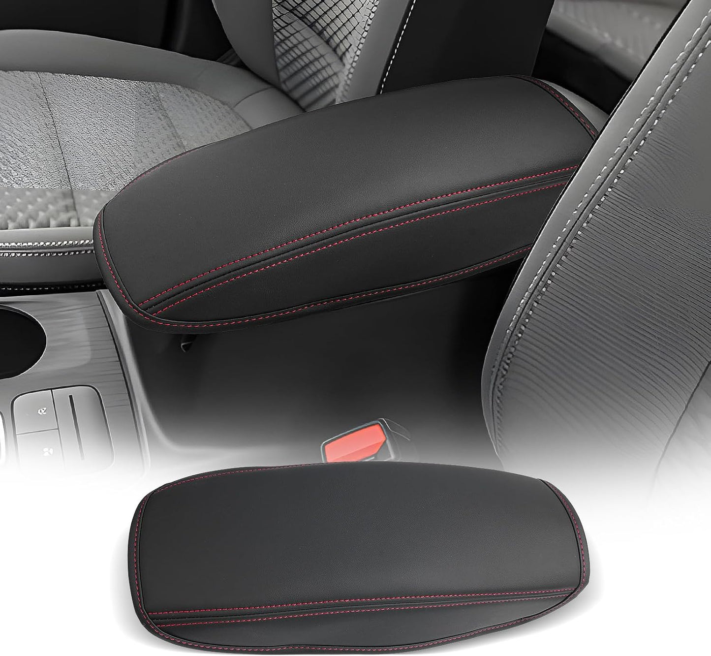 CDEFG for Ford Escape 2020-2025 Center Console Cover Armrest Box Cover for Escape 2020 2021 2022 2023 2024 2025 Accessories Console Arm Rest Protector